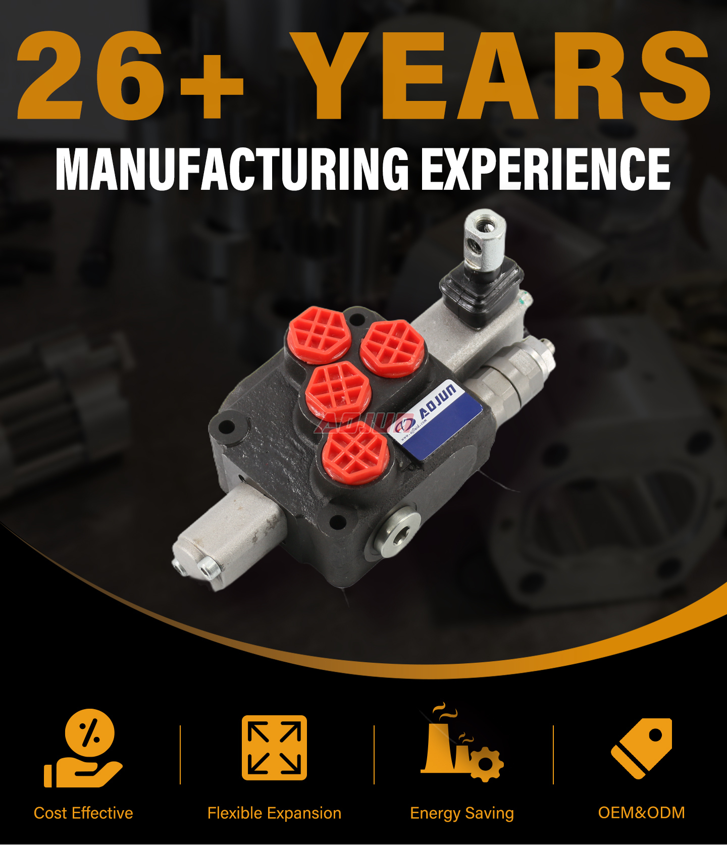 1 Spool Manual Monoblock Directional Valve DCV20 detailed image