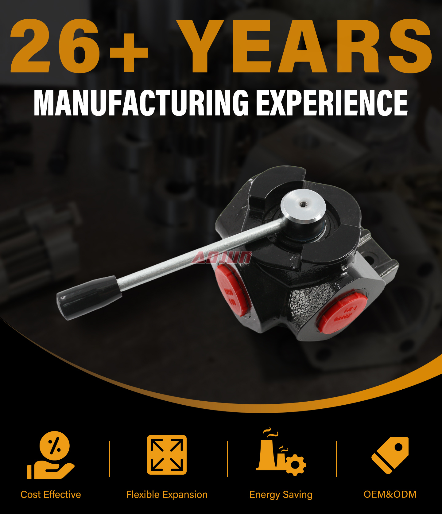 1 Spool Manual Flow Diverter Valve DH30 detailed image