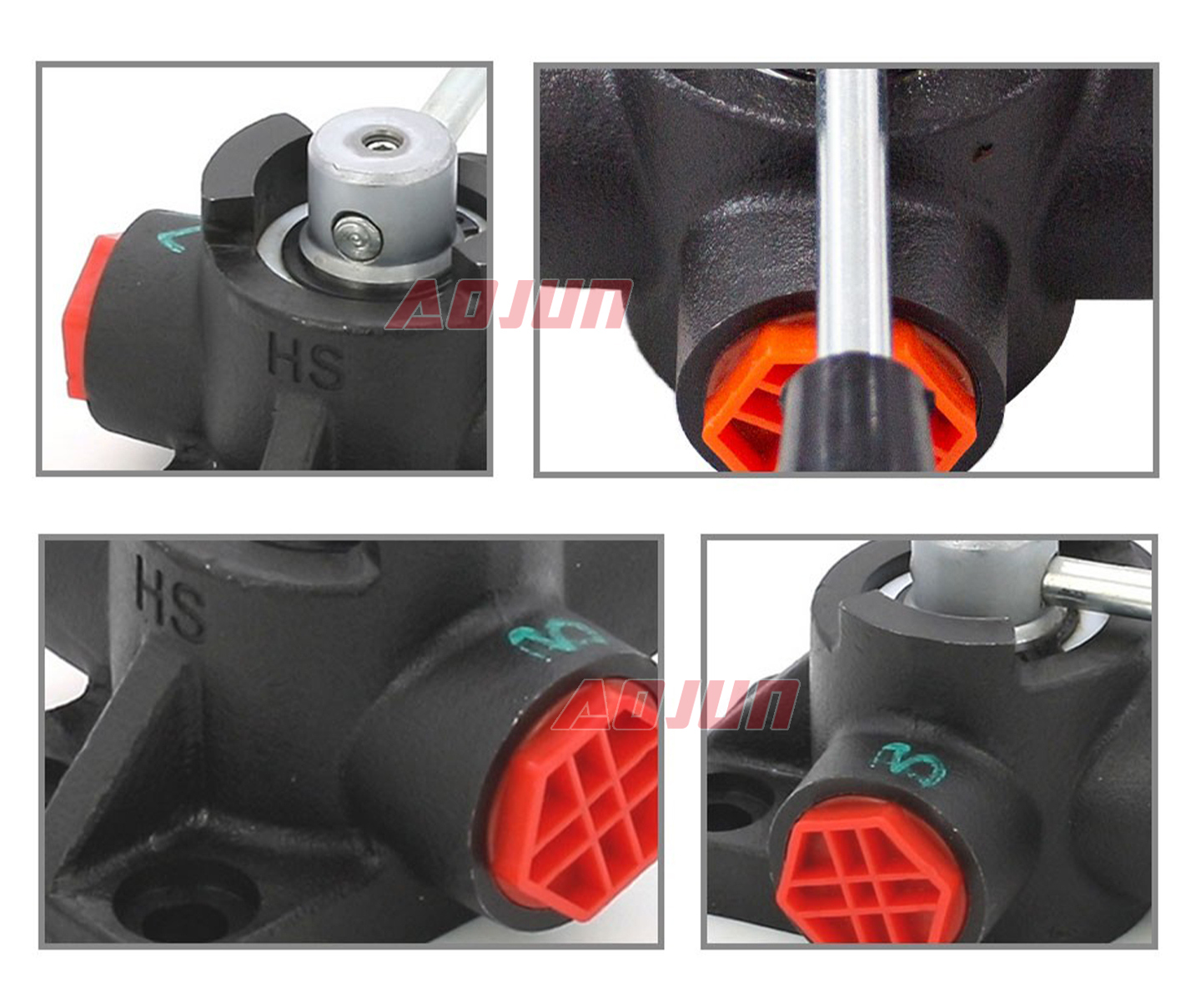2 Spool Manual Flow Diverter Valve HSDV10 detailed image