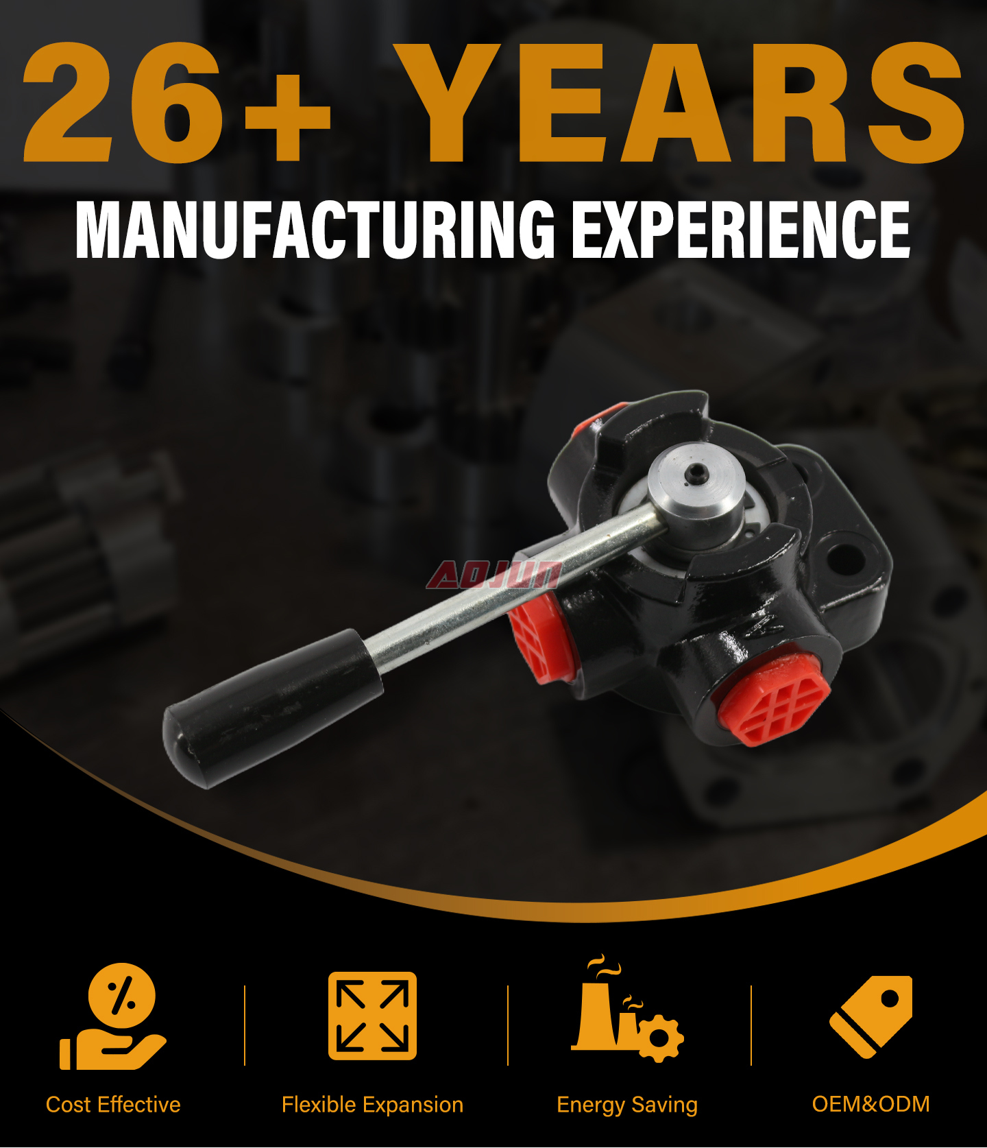 1 Spool Manual Flow Diverter Valve HSDV33 detailed image