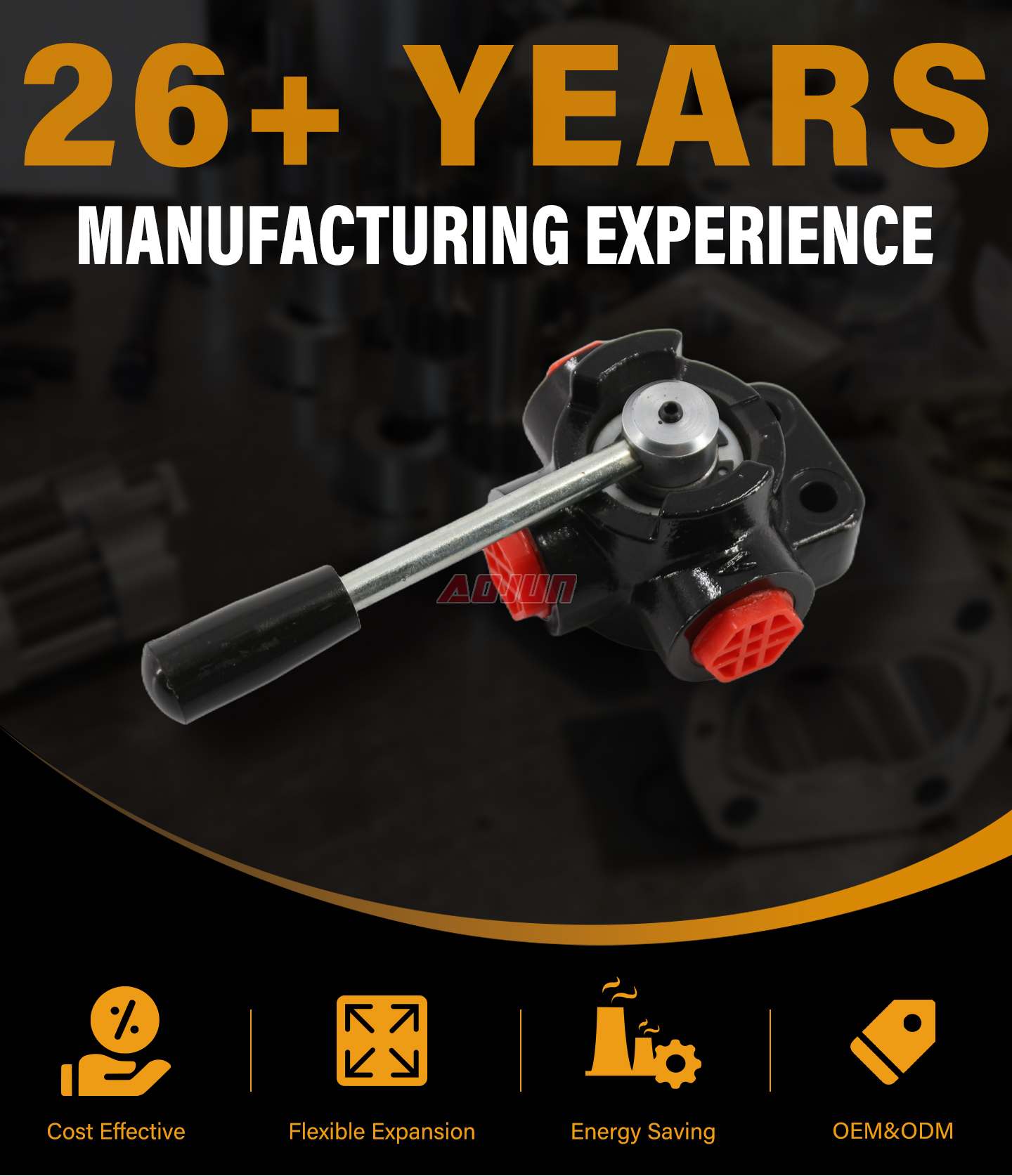 1 Spool Manual Flow Diverter Valve HSDV34 detailed image