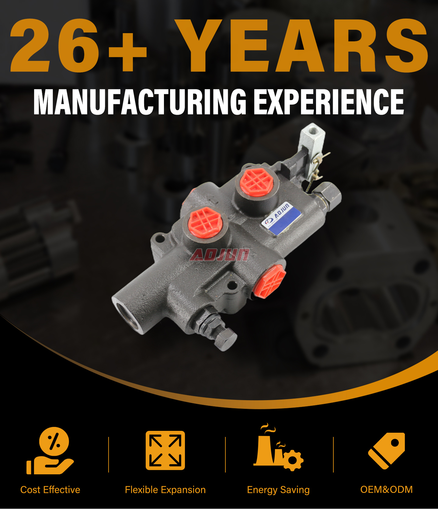 1 Spool Manual Log Splitter Valve P81 detailed image