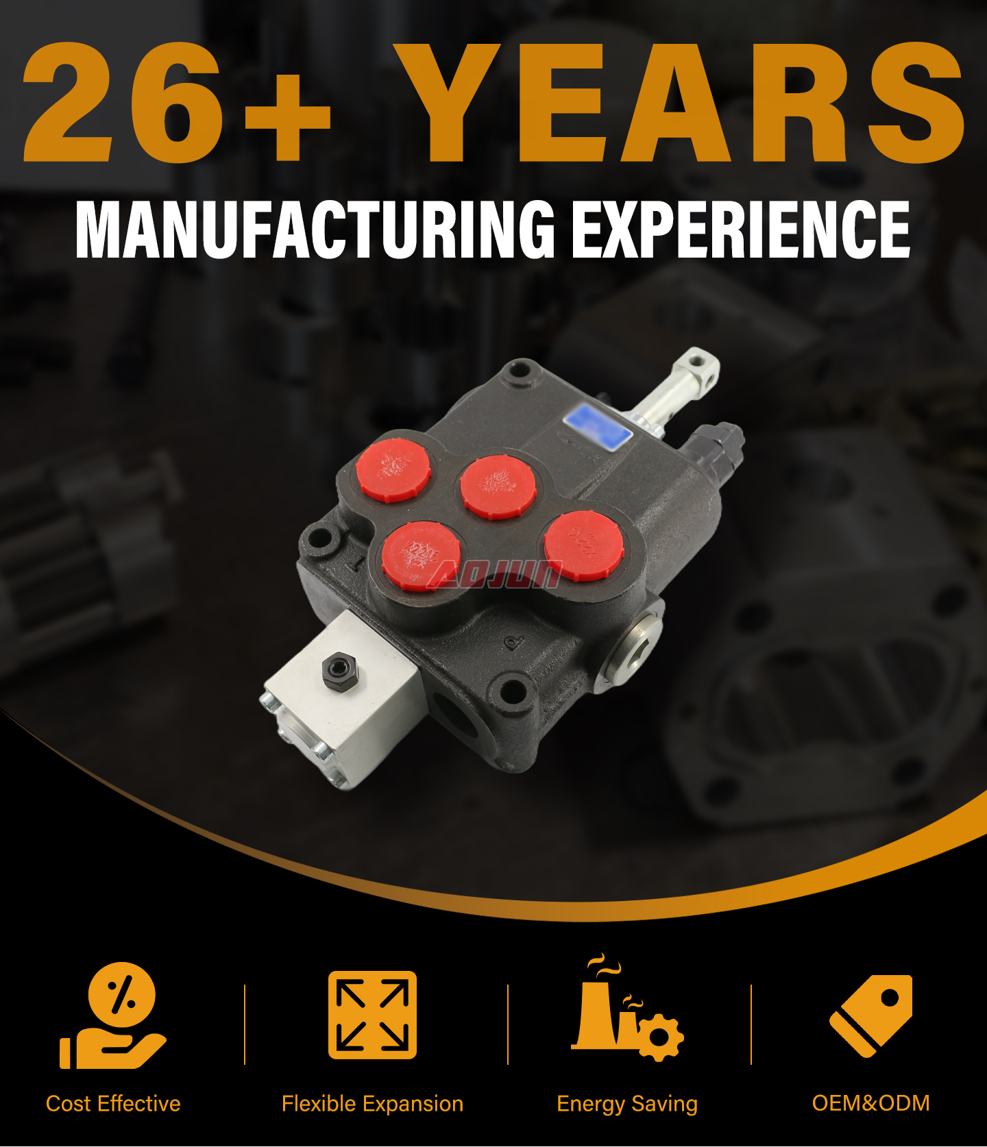 1 Spool Manual Monoblock Directional Valve SD18 detailed image
