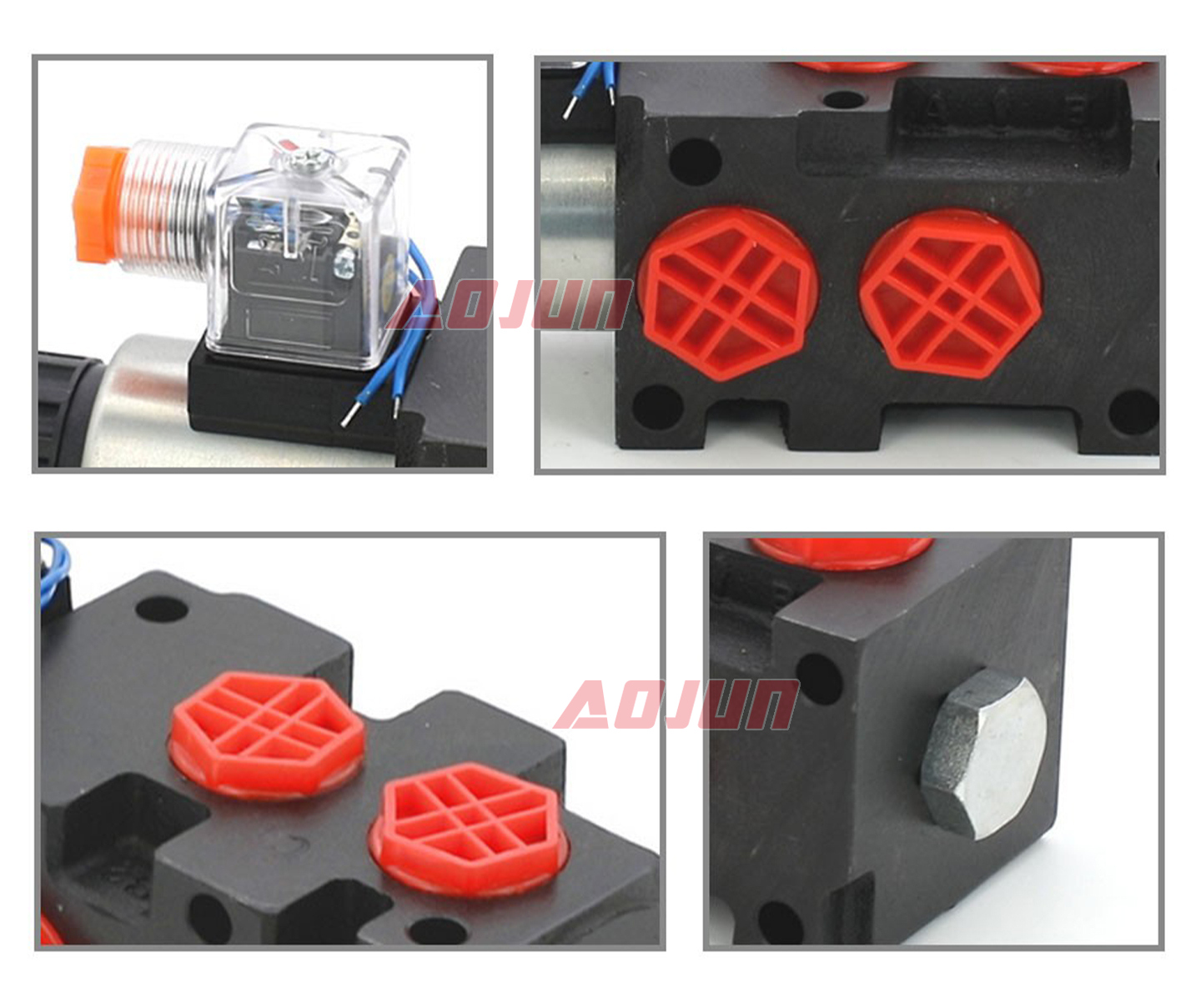 1 Spool Solenoid Flow Diverter Valve HSV06 detailed image