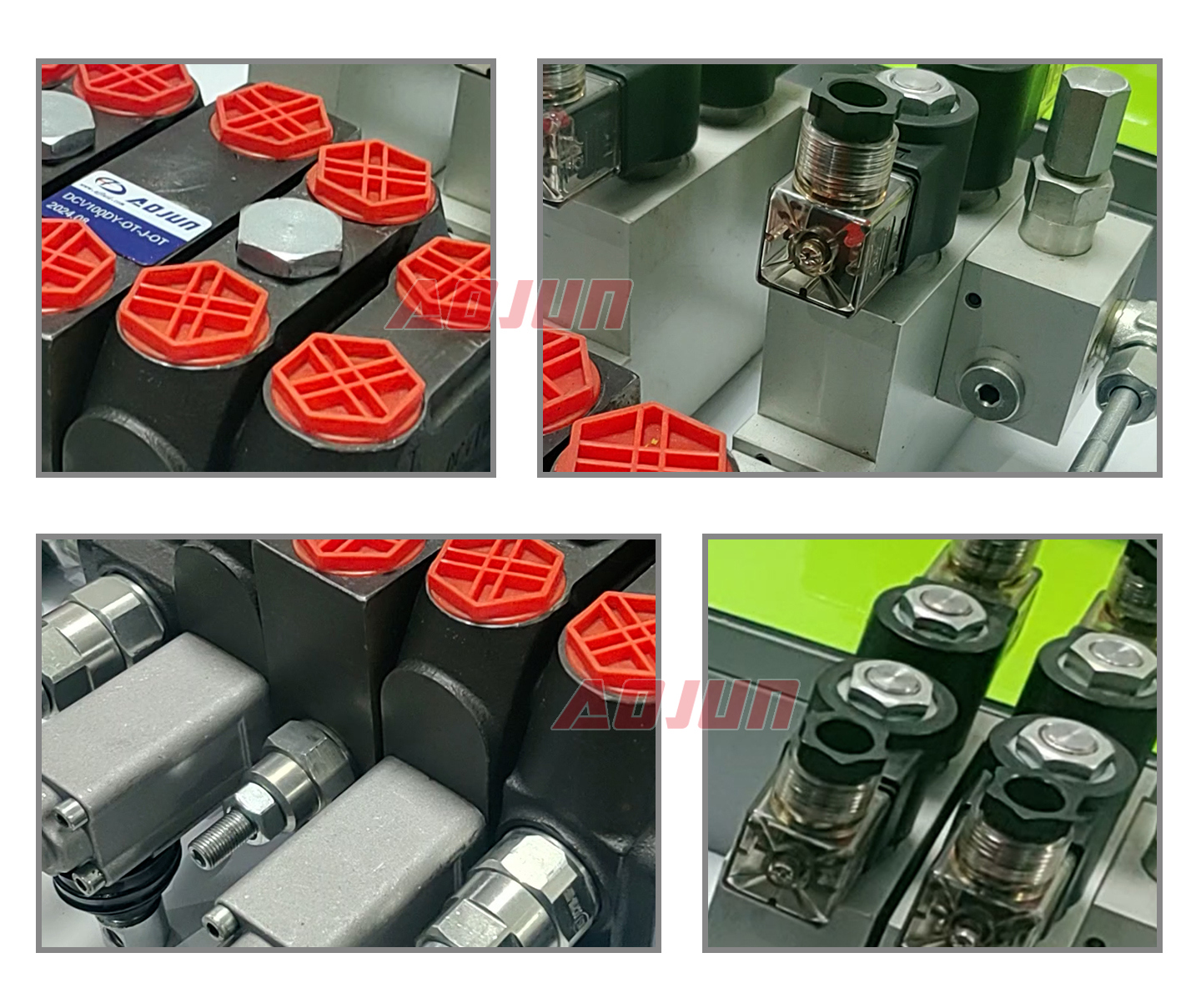 3 Spool Electro-hydraulic Sectional Directional Valve DCV100-OT-J-OT detailed image