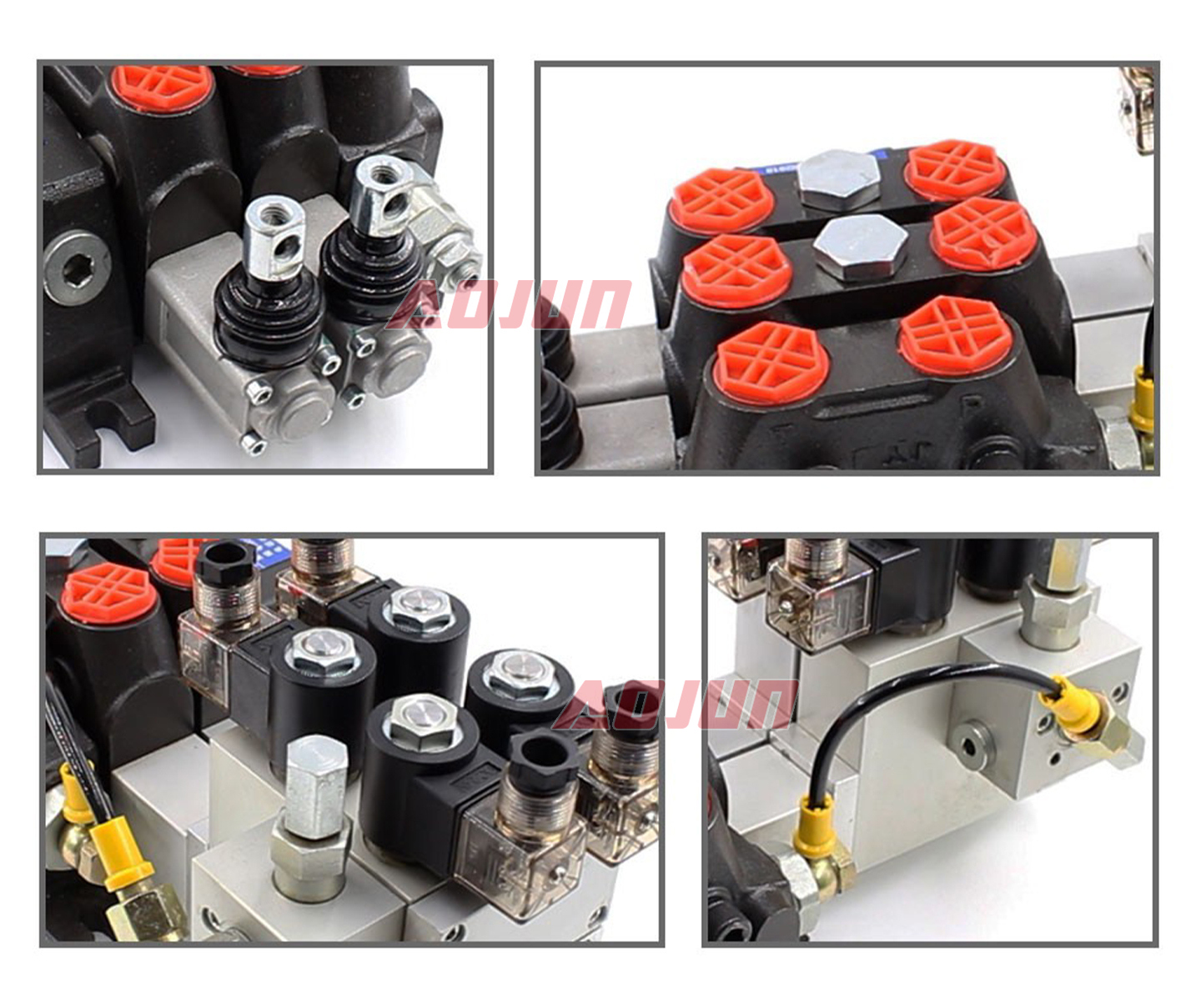2 Spool Electro-hydraulic Sectional Directional Valve DCV100 detailed image