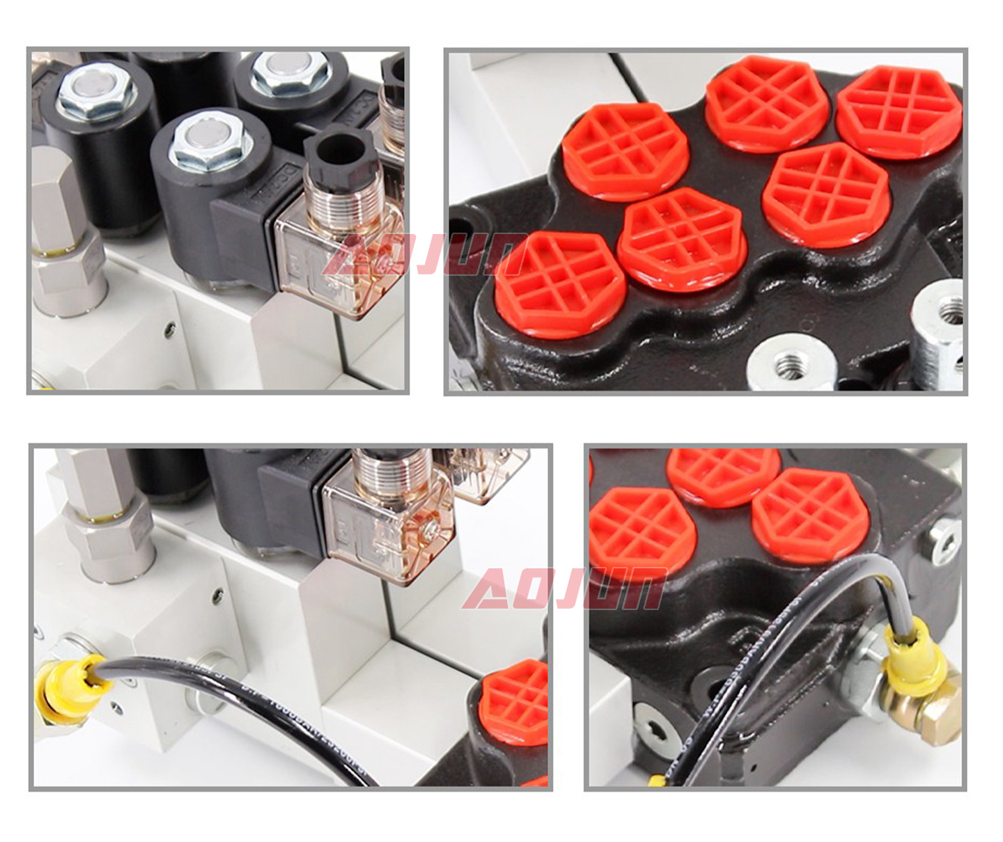 2 Spool Electro-hydraulic Monoblock Directional Valve SD5 detailed image
