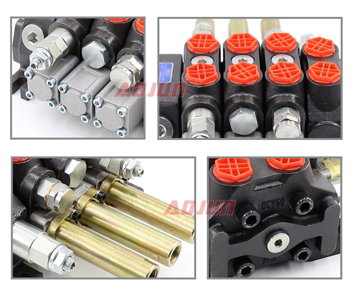 3 Spool Cable Sectional Directional Valve DCV60 detailed image