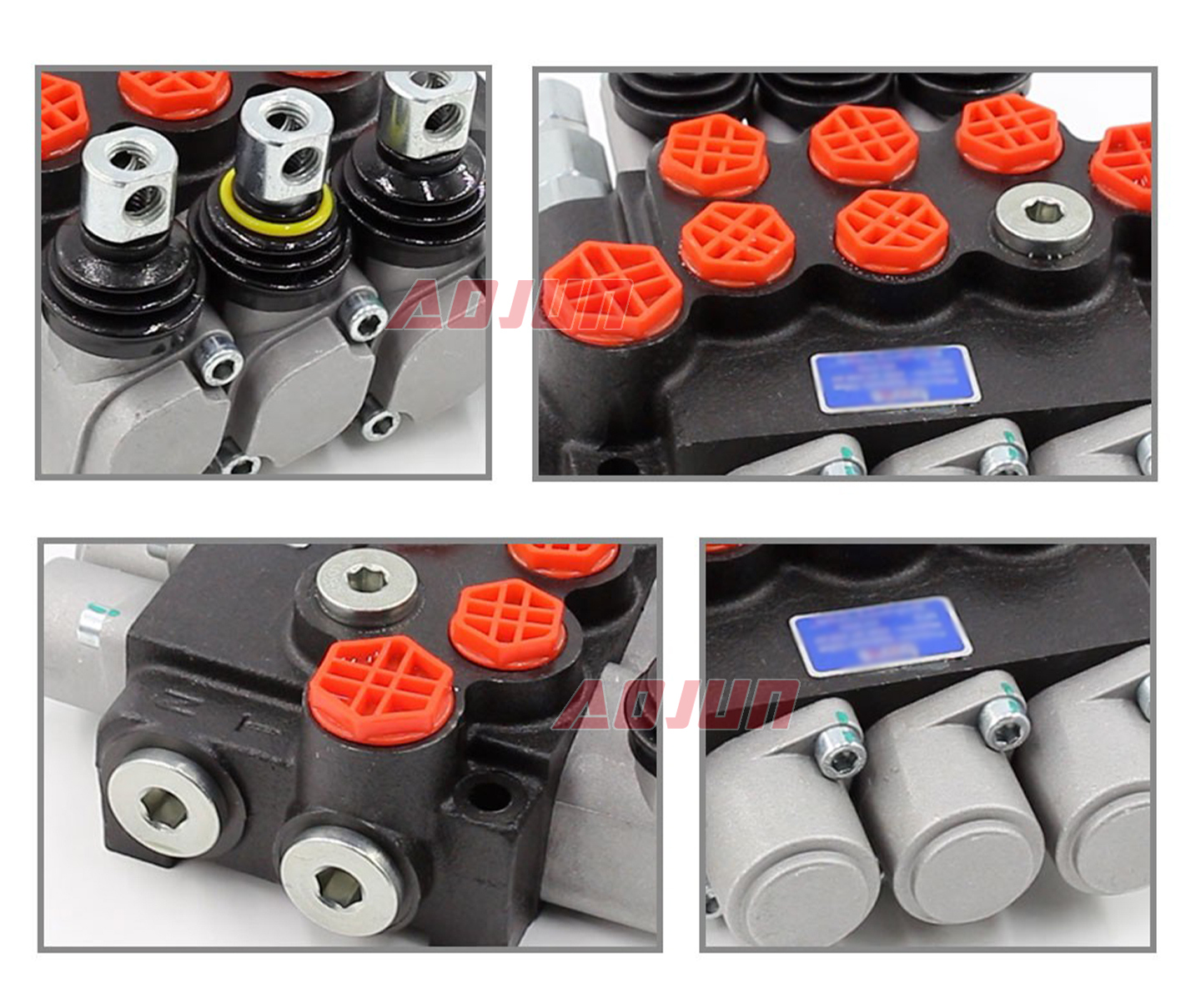 3 Spool Manual Monoblock Directional Valve P40 detailed image