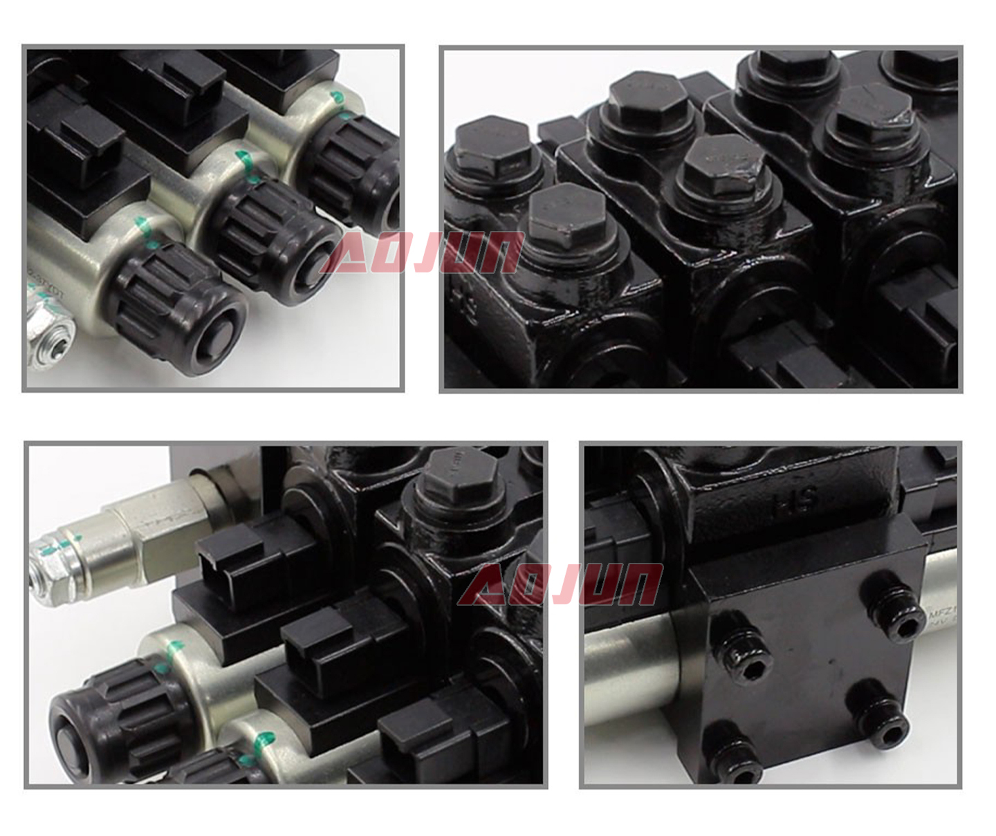 3 Spool Solenoid Solenoid Control Valve HDCF50 detailed image