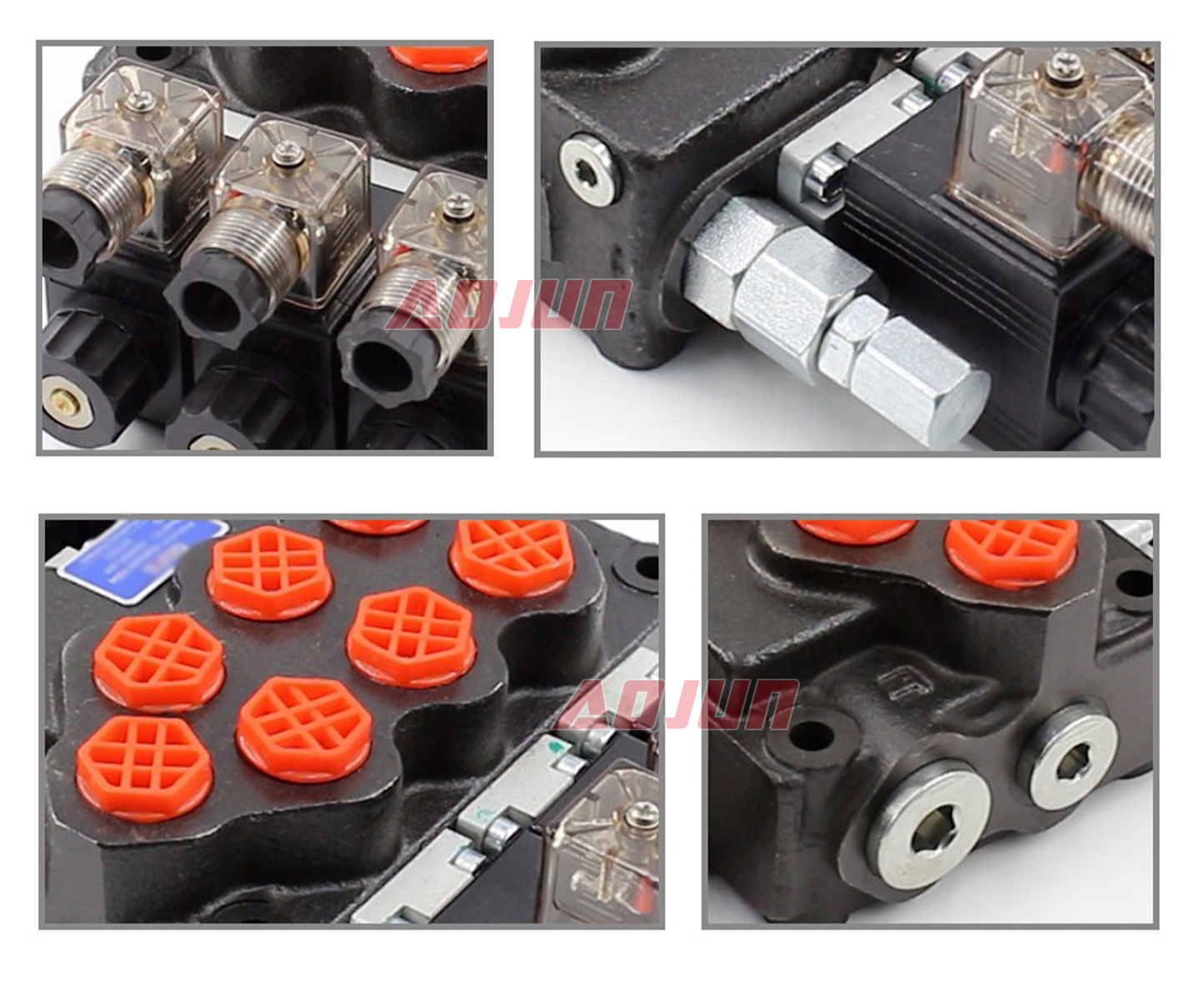 3 Spool Solenoid Monoblock Directional Valve SD5 detailed image