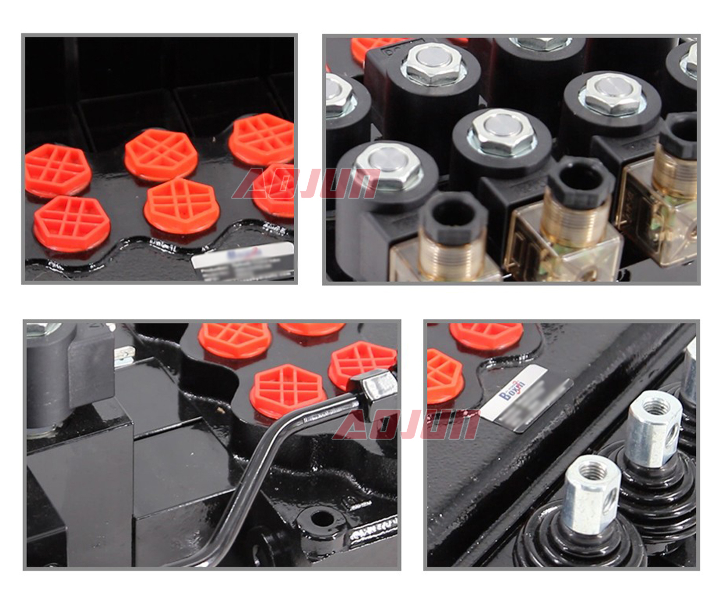 4 Spool Electro-hydraulic Monoblock Directional Valve SD11-PG2 detailed image