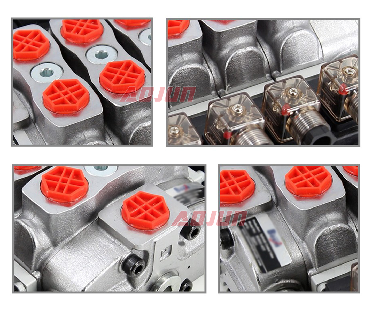 4 Spool Solenoid Sectional Directional Valve SD8 detailed image