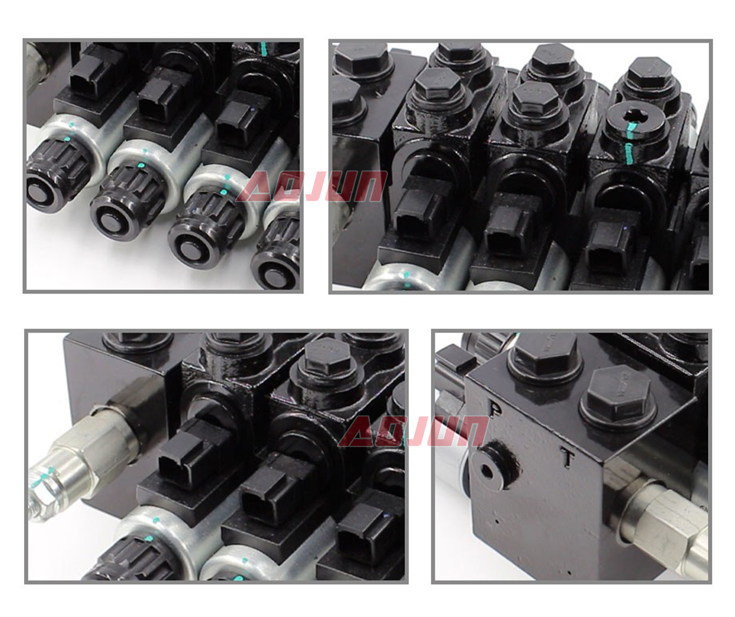 5 Spool Solenoid Solenoid Control Valve HDCF50 detailed image