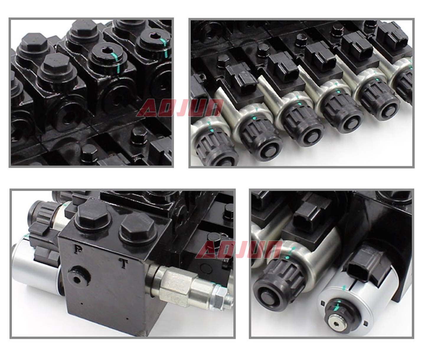 6 Spool Solenoid Solenoid Control Valve HDCF50 detailed image