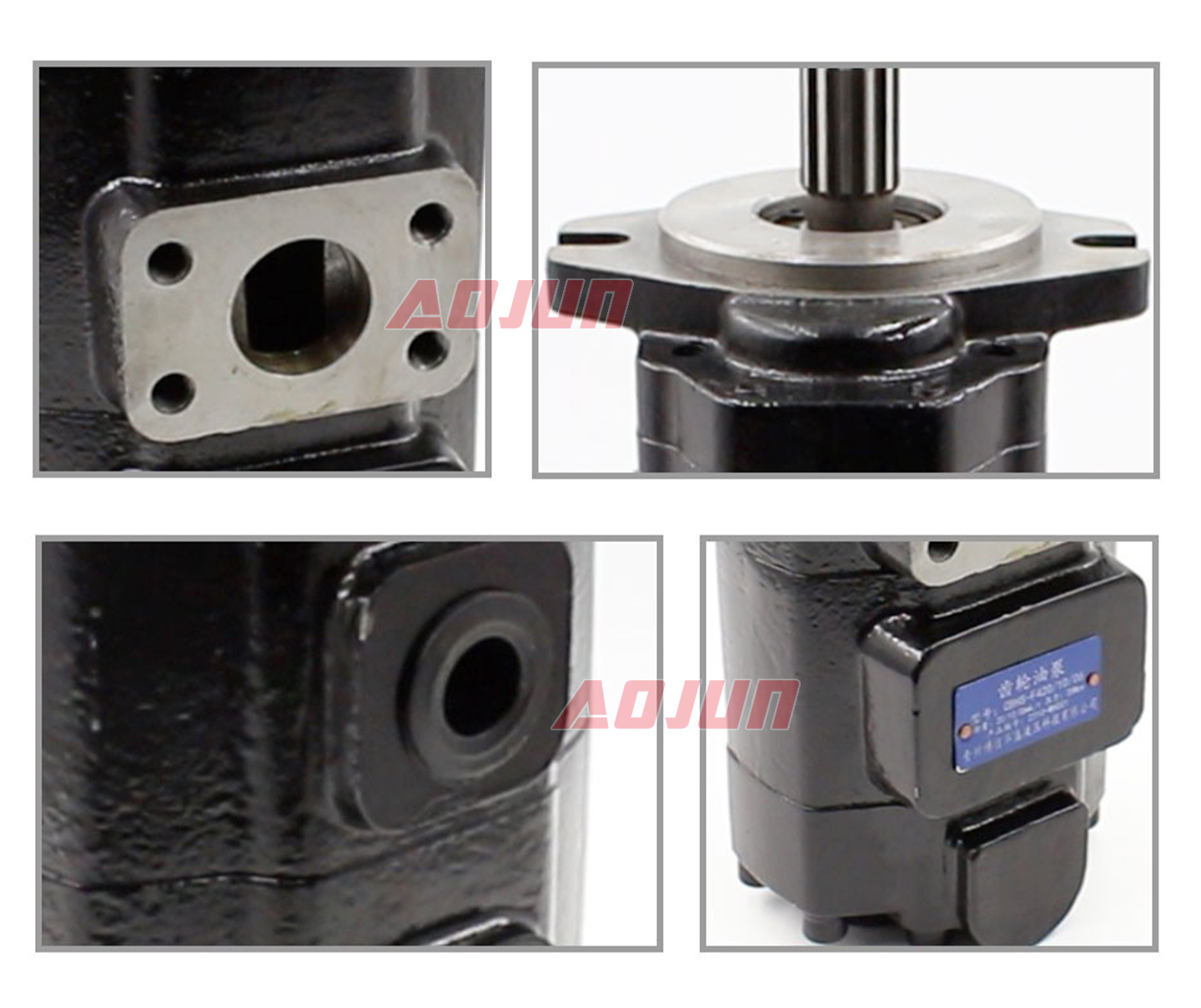 20 cc/rev Hydraulic Gear Pump CBHS-F420 detailed image