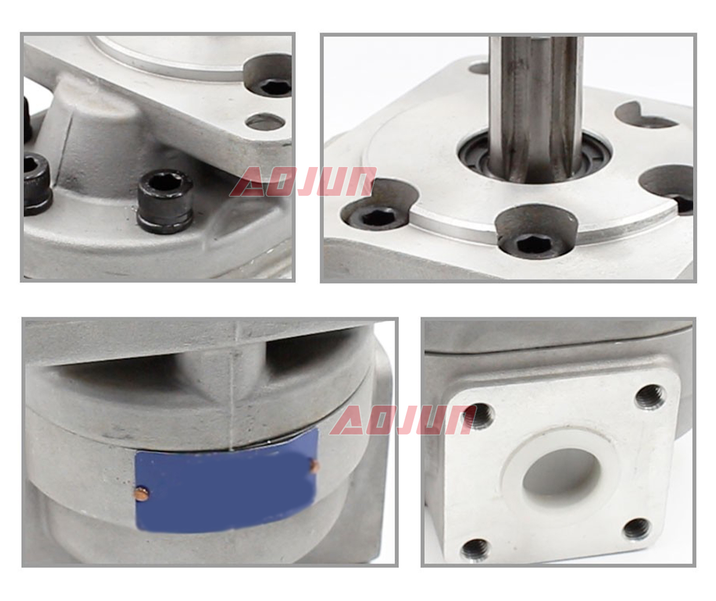 20 MPa (2900 psi) 50 cc/rev Hydraulic Gear Pump CBHS-F550 detailed image
