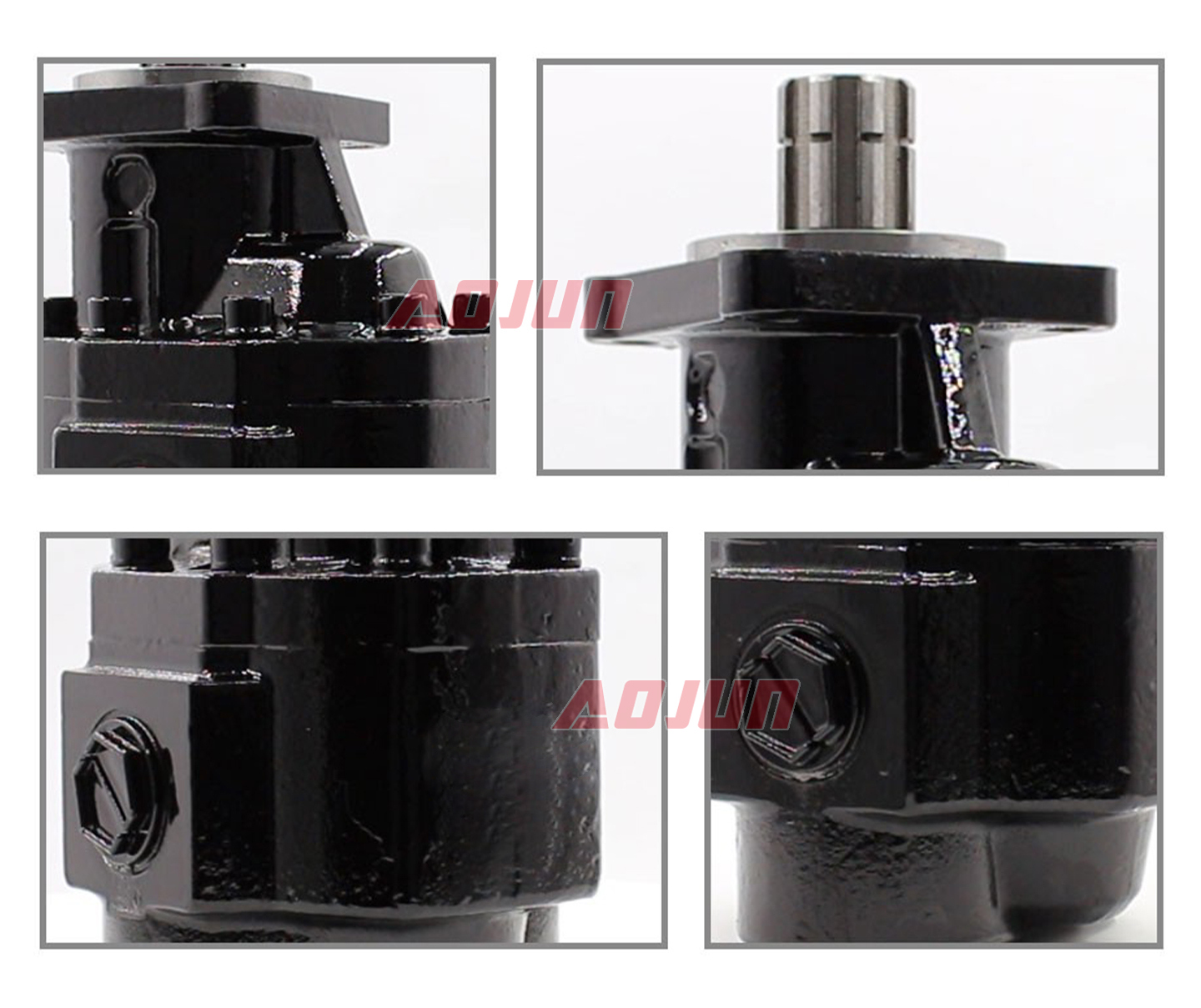 22 MPa (3190 psi) 63 cc/rev Hydraulic Gear Pump CBHST1-ISO-63 detailed image