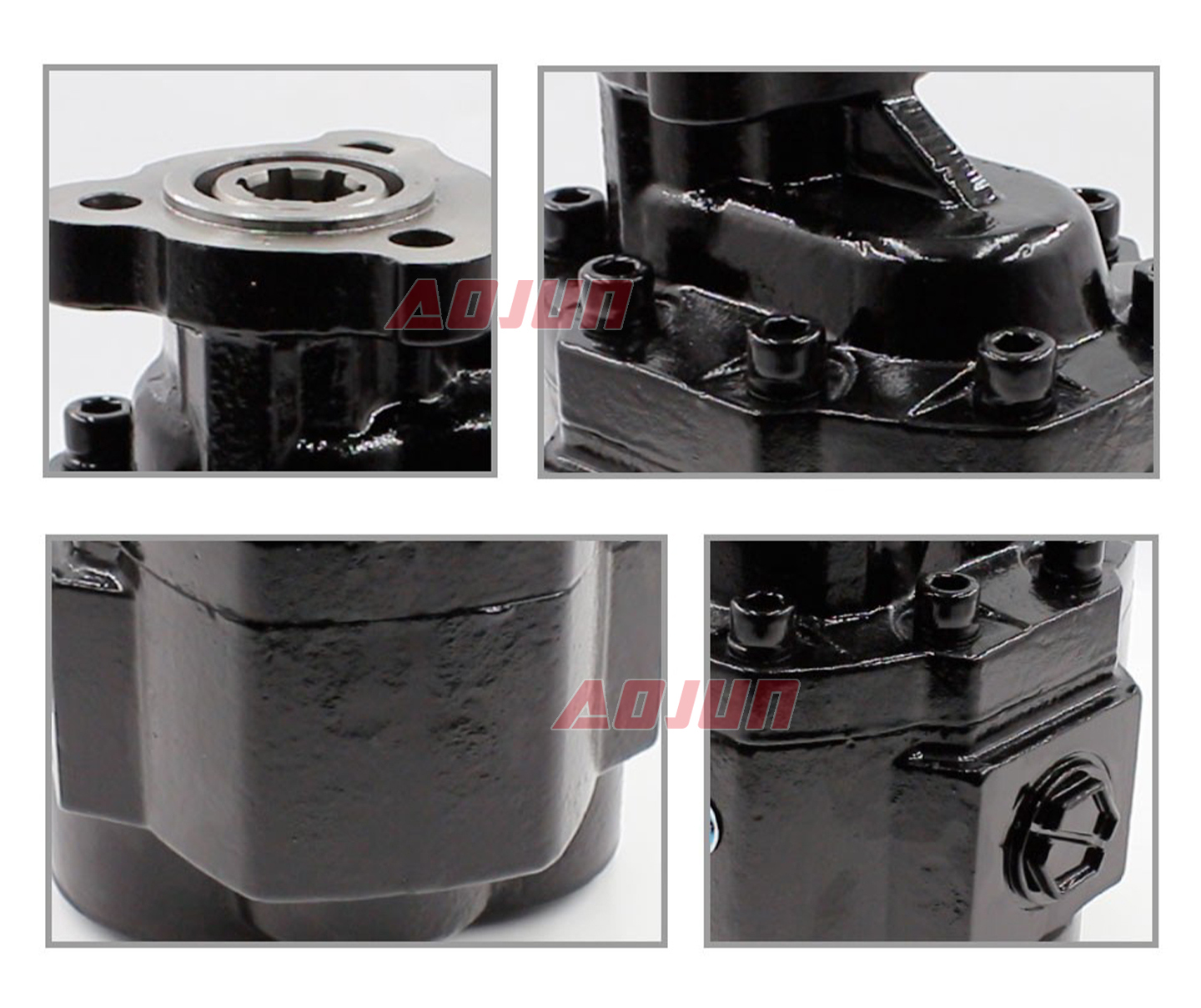 22 MPa (3190 psi) 63 cc/rev Hydraulic Gear Pump CBHST1-UNI-63 detailed image