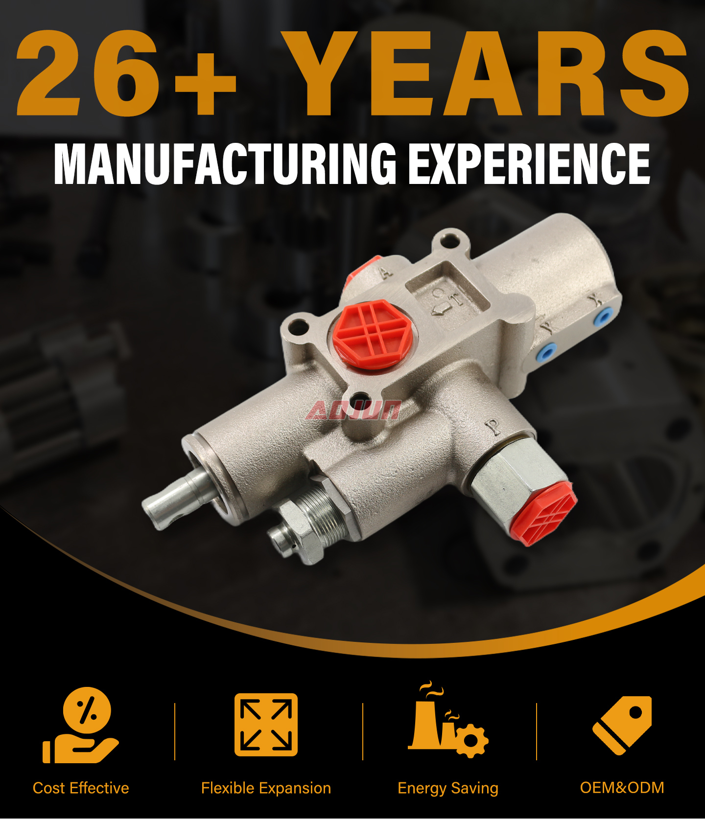 1 Spool Pneumatic Tipping Valve DM130 detailed image