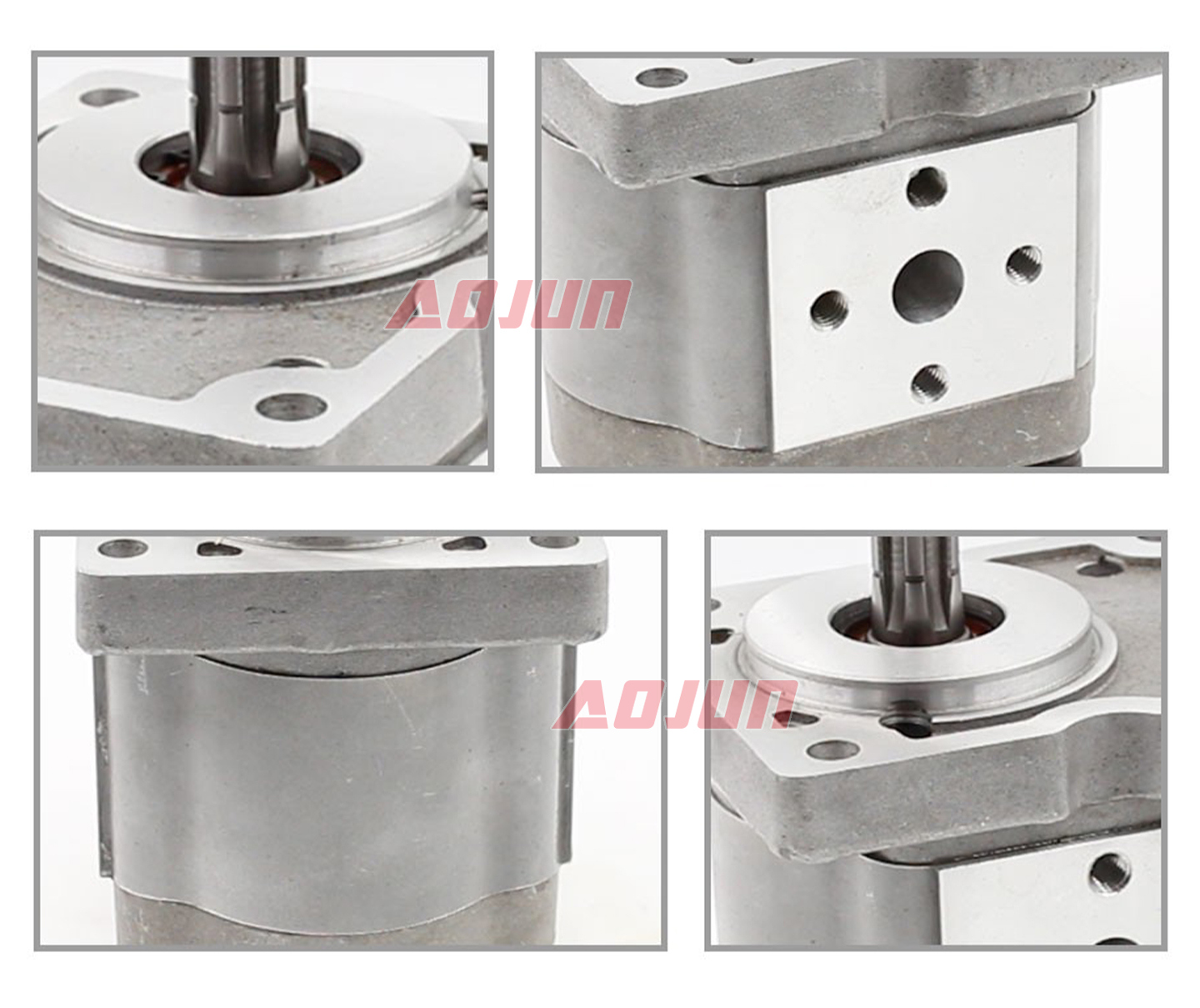 16 MPa (2320 psi) 10 cc/rev Hydraulic Gear Pump NSH-10 detailed image